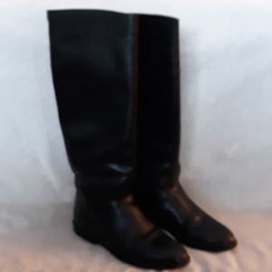 Riding Boot black leather size 7M